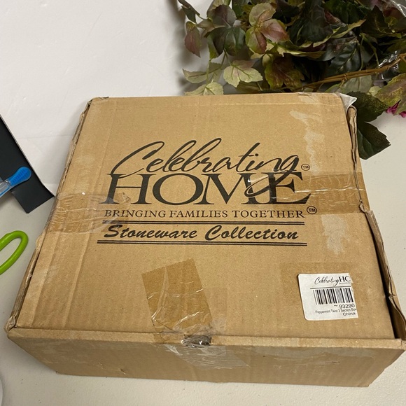 Celebrating Home Christmas Peppermint Twist pattern 3 Bowl in one - Picture 8 of 9